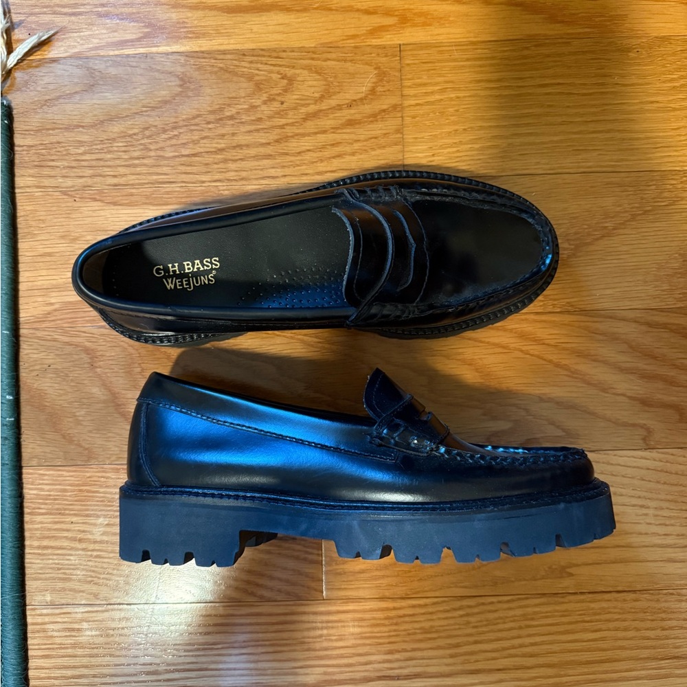 G.H. Bass & Co. Black Loafers